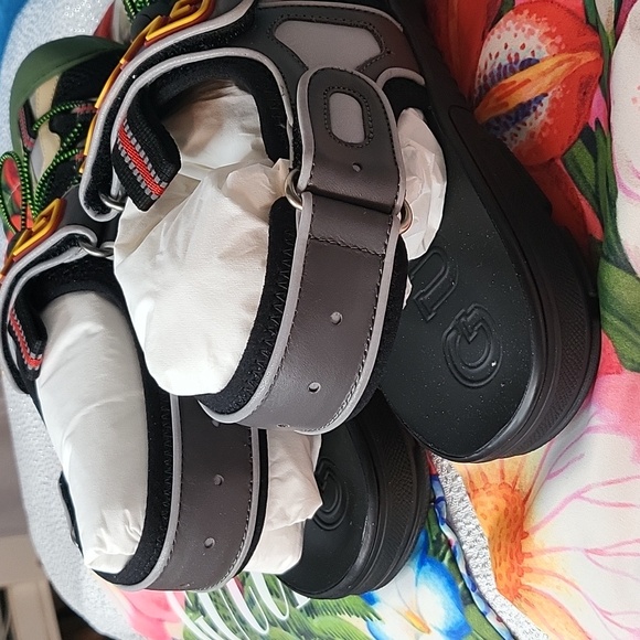 Gucci Tinsel Sport Sandles mens 8, woman's 10 - Picture 4 of 10